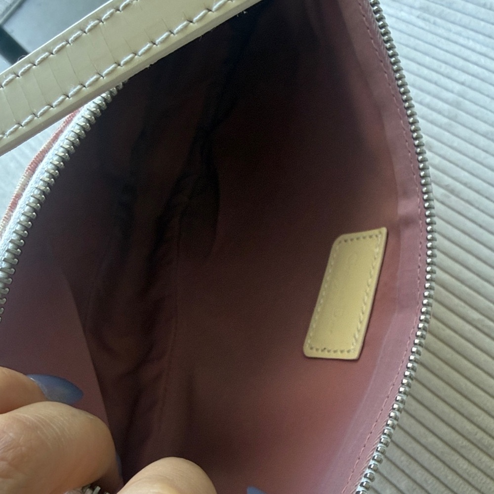 Authentic Dior Pink Monogram Saddle Shoulder Bag - Picture 3 of 4
